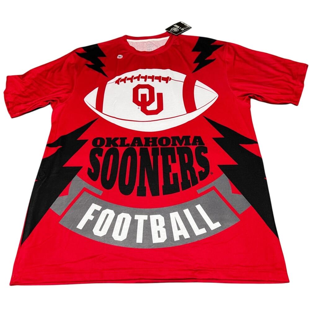 NWT Dyme Lyfe Oklahoma Sooners T-Shirt Tee Mens Size 3XL XXXL AOP NCAA College